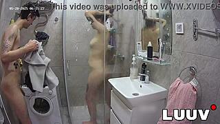 Luuv the webcam couple shares their real amateur shower routine for their reality show