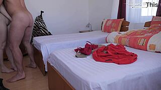 behind the scenes of amateur babe loves to be fucked... i mean, i love fucking her hard