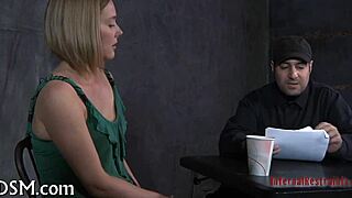 the sadomasochism master guides his submissive through intense sessions