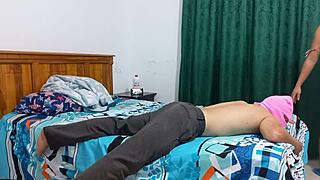 married stepmother seduces stepson and fucks in house