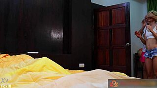 Christmas Amateur Double Penetration With Sex Doll And Cum On Face