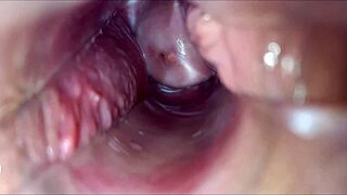 Orgasmo vaginal close-up homemade