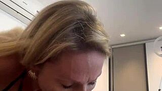 Brazilian MILF Alinemilf Bound in Intense Bondage Session