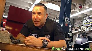 Busty Wife Sucks Schlong