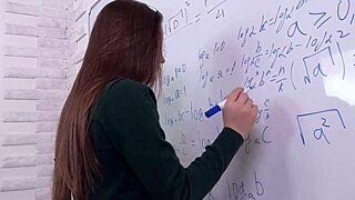 feel the thrill as she masturbates to pass my exam