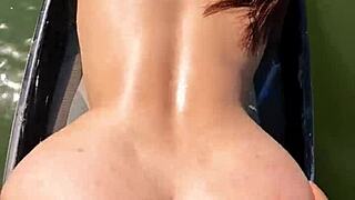 Big Ass Latina Fucked Roughly On Jet Ski In Public Water