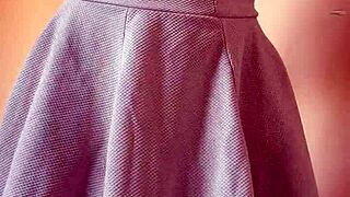 Sweet Young Girl Plays with Toys in Homemade Scene