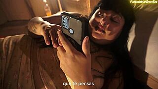 I tickle my stepsister until she lets me touch her secretly