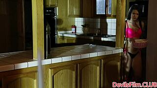 This nipple pierced tattooed babe is getting her pussy drilled hard