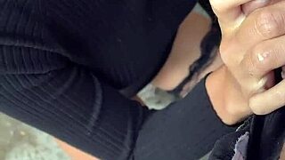 risky public flashing sex with tiktok influencer pov