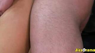 Jizzorama - big tits blonde like cumshot with intense jizz