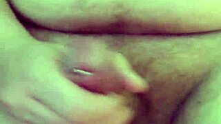 Intense Emotions Surge While Stroking My Thick, Big-Headed Cock in Homemade Amateur Session