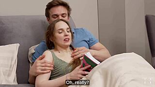 He Saw The Hickeys On My Neck And Forgot About Literature, Focusing On My Big Ass And Tight Pussy Instead