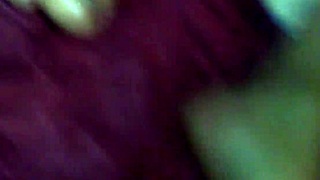 ebony girl gives intense footjob with cumshot