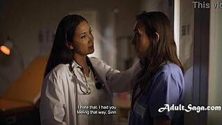 doctor covers up mishap with nurse in hospital - sinn sage vicky chase