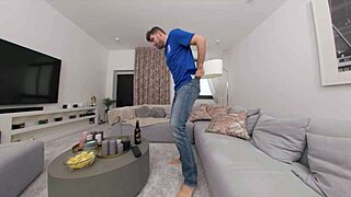 Filthy Foursome With His Girlfriends Russian Friends!