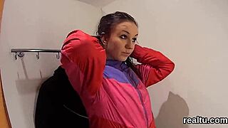 adorable czech teen seduced in hypermarket for pov drilling and blowjob