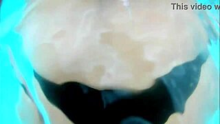 Husband Films His Wife Playing Outdoor With Two At Public Hotel Pool Karina And Lucas