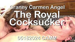 奶奶Carmen Angel皇家吸鸡巴高手