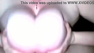 Wife stepsister and inlaw enjoy titfucking these huge natural tits