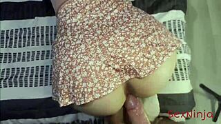 curvy milf step-mom moans training son to pull out during roleplay