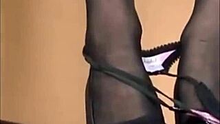 Creep performs solo striptease with clothes ripped