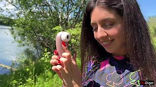 Cummed twice fucking a student in the ass outdoors!