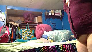 Fucking a blonde slut in doggystyle position with tattoos