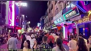 Pattaya Walking Street Halloween 2024 Nightlife with GoGo Bars and Private Dances