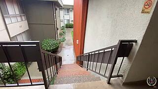 Pussy Rose Lynn rides big black cock before taking cum on face