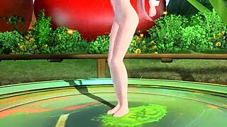 Megurine Luka in Popipo Project Diva Nude Mod with Full Nude Bunny Costume