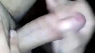 it's time for a good handjob and jerking off watching porn tits with lots of cum