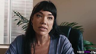 Can happy newlyweds Puck and Isiah enjoy their intimate fuck with that unseen presence?