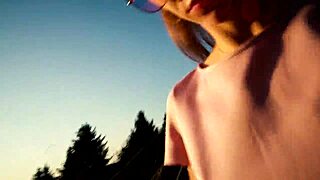 i saw her pull up her panties after that creampie in the park, it was so hot and messy