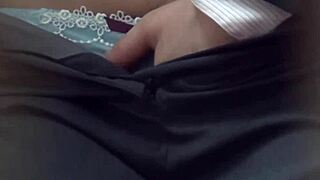 Hidden cam catches japanese teen masturbating outdoors