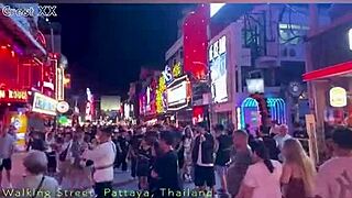 Pattaya Walking Street Halloween 2024 Nightlife with GoGo Bars and Private Dances