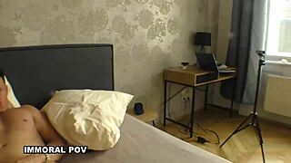 Brunette zuzu sweets tight pussy and ass stuffed full of cock