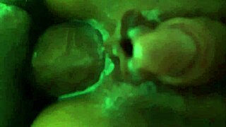 She shares a huge load dripping from her ass to pussy in this homemade scene.