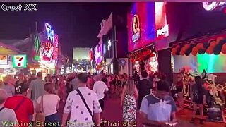 Pattaya Walking Street Halloween 2024 Nightlife with GoGo Bars and Private Dances