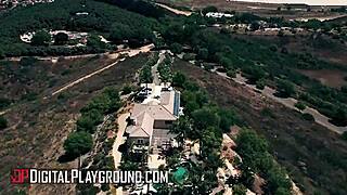 Whoa, a mansion's secrets unleash the wildest poolside orgy! 😏