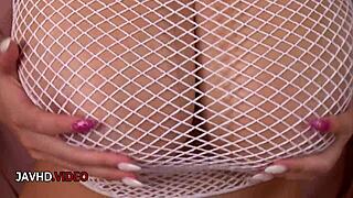 Passionate Airu Oshima Teases Luscious Melons Emotionally