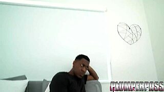 Plumper pawg mia dior fucks big black cock after getting nude in pool