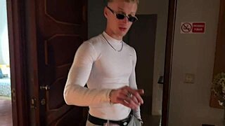 Glasses drop, stranger fucks me