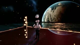 Big ass babe dances sexy with huge tits bouncing