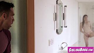 stepsis jenna ross gets a steamy fuck under a hot shower