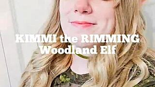 kimmi the elf DEEPLY cleaning human ASSHOLE then SWALLOWING cum