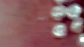 Redhead american mature in humiliation roleplay sucking dildo with facial, titties hanging out