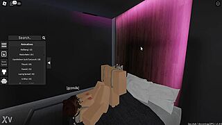My gf gives footjob in roblox