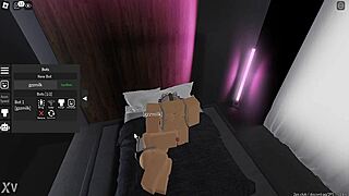 My gf gives footjob in roblox