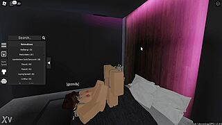My gf gives footjob in roblox